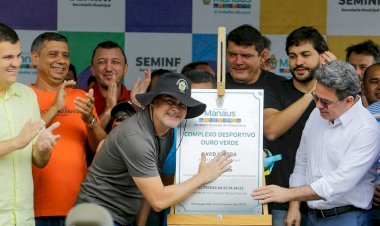 Prefeito David Almeida entrega mais um complexo esportivo na zona Leste
