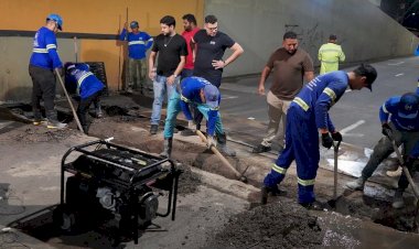 Prefeitura de Manaus inicia implantação de novas tampas do viaduto do São Jorge