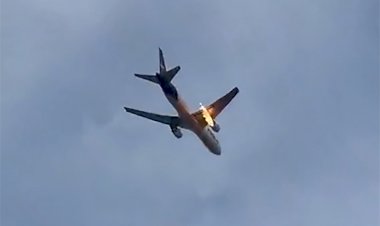 Colisão com pássaro faz motor de Boeing 767 pegar fogo, e piloto faz pouso de emergência noe EUA