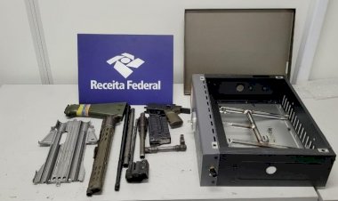 Receita Federal apreende 30 fuzis em 14 cargas vindas dos EUA no Aeroporto de Viracopos