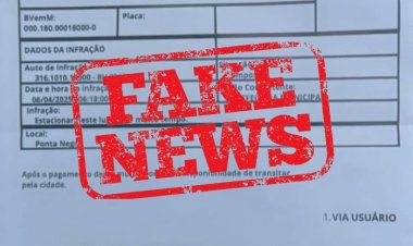 Prefeitura de Manaus alerta sobre autuação por infração de trânsito falsa