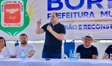 Em Borba, Roberto Cidade anuncia medidas para auxiliar na reestruturação do município e contribuição para a realização do Festejo de Santo Antônio