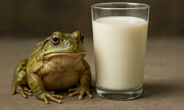Por que as pessoas colocavam um sapo no leite antes de beber antigamente?