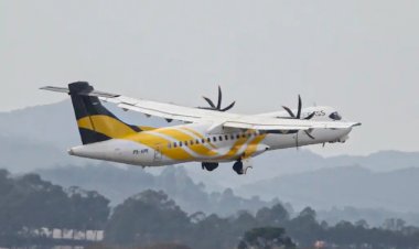 ATR 72-600 da Voepass atravessa o Atlântico em voo de devolução