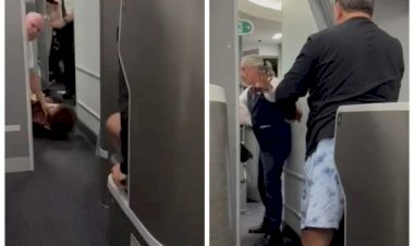 VÍDEO: confusão a bordo de avião para NY termina com dois expulsos de voo em Guarulhos