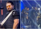 Marrone cai do palco em show e bate a cabeça; Bruno fala do estado de saúde do parceiro