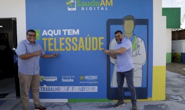 Governador Wilson Lima inaugura serviços da Telessaúde em Barcelos e Tefé, reduzindo a fila de espera para consultas e exames no interior