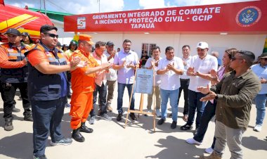 Governador Wilson Lima entrega Grupamento Integrado de Combate a Incêndio e Proteção Civil ao município de Tapauá