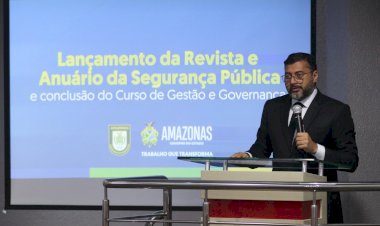 Governador Wilson Lima lança Anuário da Segurança Pública de 2025 e destaca redução de homicídios e roubos