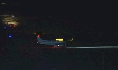 King Air com problemas faz pouso de emergência em Jundiaí após falha no trem de pouso