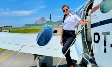 Conheça a piloto de 23 anos que realizou pouso após pane em voo com Lívia Andrade