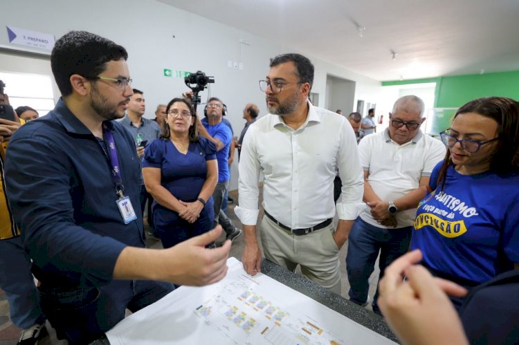 Governador Wilson Lima vistoria instalações do Caic TEA José Contente, voltado para crianças com o Transtorno do Espectro Autista