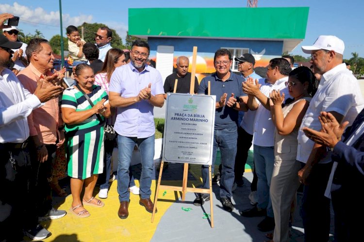 Governador Wilson Lima inaugura pavimentação de ruas do sistema viário de Tapauá