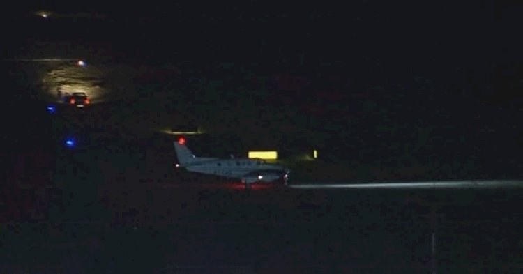 King Air com problemas faz pouso de emergência em Jundiaí após falha no trem de pouso