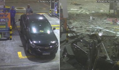 Vídeo mostra momento da explosão em posto na Lapa; motorista morreu após acidente