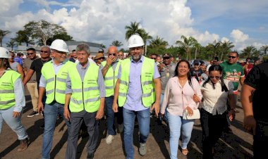 Em Novo Aripuanã, governador Wilson Lima destina mais de R$ 13 milhões em investimentos para infraestrutura e vistoria obras do aeroporto