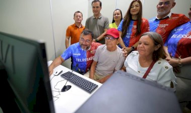 Governador Wilson Lima inaugura serviço de Telessaúde em Parintins e amplia rede de saúde digital no Baixo Amazonas