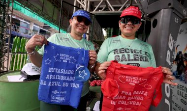 Festival de Parintins 2025: Espaço Sustentável Recicla, Galera inaugura com troca de resíduos por brindes