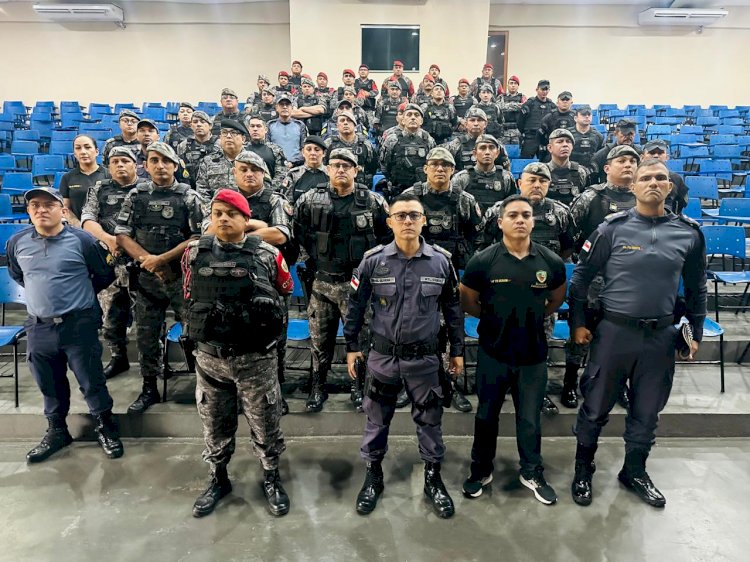 Festival de Parintins 2025: Polícia Militar do Amazonas realiza instrução de nivelamento para efetivo que vai atuar no evento