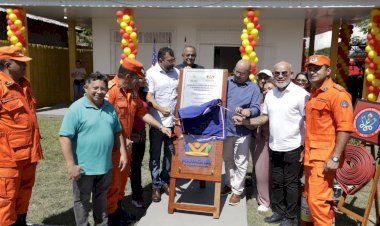 Governador Wilson Lima inaugura novo grupamento dos Bombeiros em Manaquiri e reforça cobertura na região da BR-319