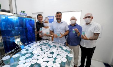 Em Manaquiri, governador Wilson Lima amplia abastecimento de água potável e anuncia nova fábrica envasadora do Amazonas