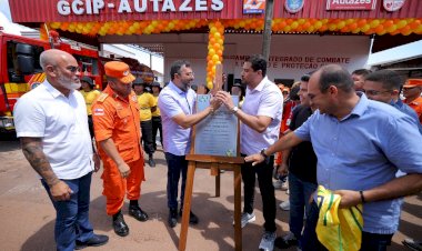 Governador Wilson Lima inaugura Grupamento de Bombeiros em Autazes e reforça resposta a emergências no interior