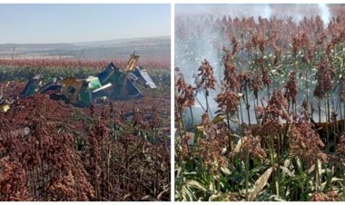Avião da Esquadrilha da Fumaça cai após colisão no ar com outro avião durante treino no interior de SP