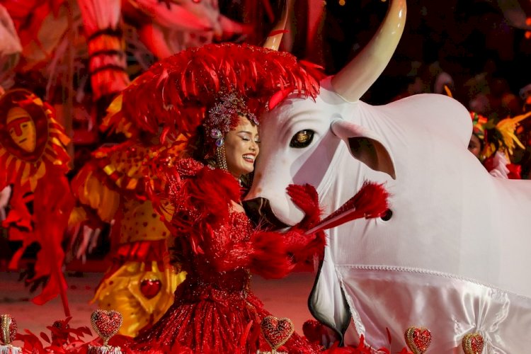 Valentina Coimbra se despede do item de sinhazinha do Boi Garantido após 5 anos: ‘dever cumprido’