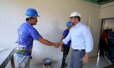 Governador Wilson Lima vistoria reforma do Hospital Francisca Mendes, que terá ampliação de leitos e novos serviços