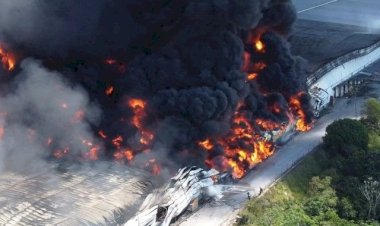 VÍDEO: Incêndio de grandes proporções atinge fábrica de veículos na Zona Leste de Manaus