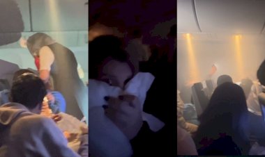 VÍDEO: carregador pega fogo e fumaça toma conta de voo entre Brasil e Holanda