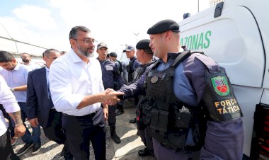 Governador Wilson Lima realiza mais uma entrega de novas viaturas para as forças de segurança do estado