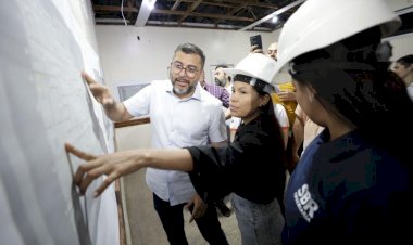 Governador Wilson Lima assina ordem de serviço para ampliação do hospital e anuncia novas obras no setor viário de Rio Preto da Eva