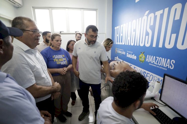 Governador Wilson Lima leva Telessaúde a Codajás e serviço chega a 72 salas em todo o estado
