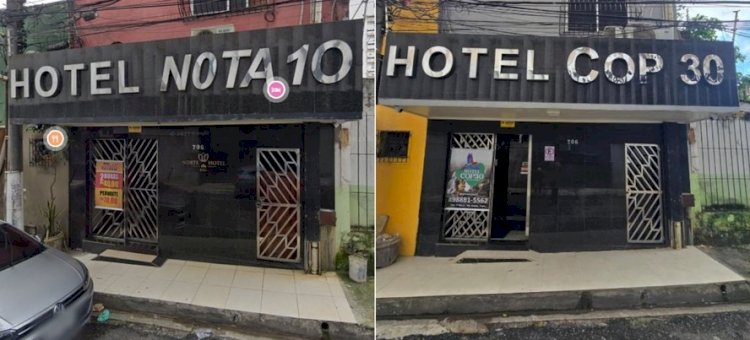 Hospedagem de Belém muda nome de 'Nota 10' para 'Hotel COP30' e passa a cobrar 80 vezes mais na diária para conferência