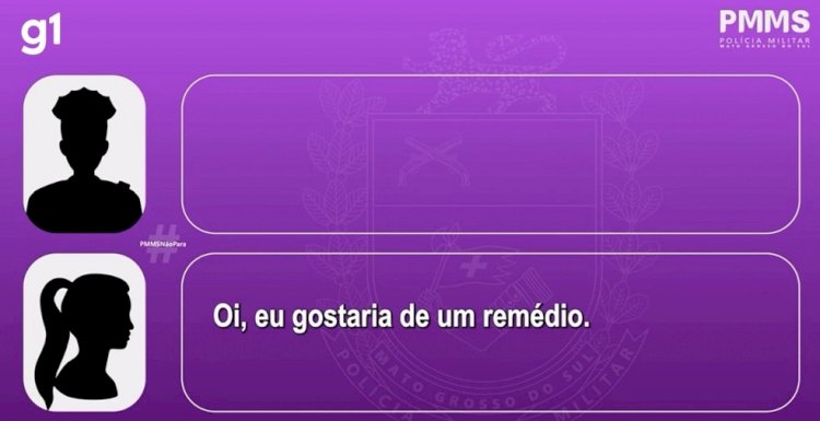 Mulher pede dipirona para denunciar violência doméstica em MS; ouça áudio