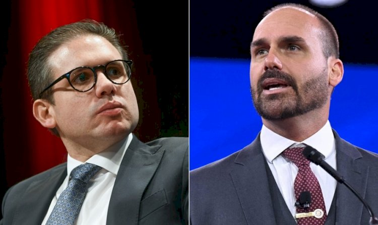 Motta envia pedidos de cassação de Eduardo Bolsonaro para o Conselho de Ética