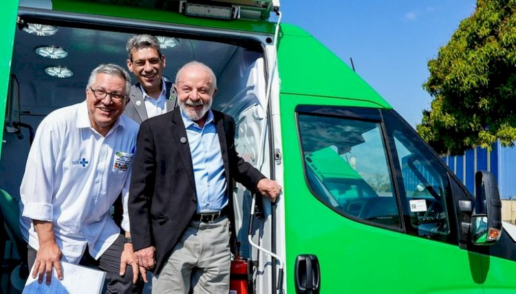 Lula entrega 400 unidades móveis de saúde bucal e diz que soberania é cuidar do povo. Amazonas será contemplado com 27 unidades.