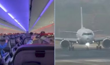 Vídeo mostra gritos de passageiros em forte turbulência após avião ser atingido por granizo em Chapecó