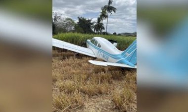 Avião com prefeito de João Pessoa faz pouso de emergência na Paraíba