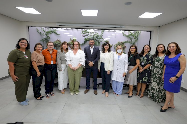 Governador Wilson Lima recebe equipe do Einstein Hospital Israelita para conhecer avanços da saúde no Amazonas