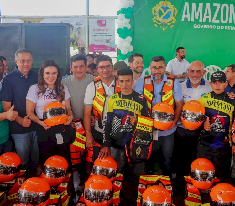 Detran-AM contempla Urucurituba com 80 kits de segurança para mototaxistas e 71 selecionados para a CNH Social
