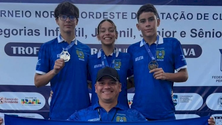 Equipe de Natação do Nacional Futebol Clube brilha no 36o troféu Walter Figueiredo Norte-Nordeste de Cubes