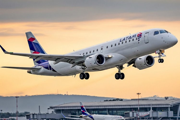 Latam encomenda 24 aviões da Embraer e pode ampliar pedido para até 74 unidades