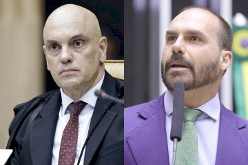 Moraes diz que Eduardo dificulta notificação e manda publicar em edital