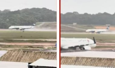 VÍDEO: Avião colide com pássaros e faz pouso de emergência ao retornar para aeroporto de Manaus