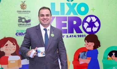 Presidente Roberto Cidade fortalece políticas de sustentabilidade na Aleam com o ‘Programa Lixo Zero’