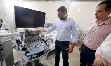 Governador Wilson Lima vistoria equipamentos e obras no Complexo Hospitalar Sul