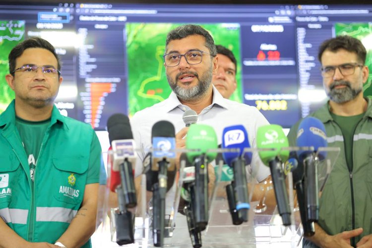Governador Wilson Lima destaca avanços no combate às queimadas com redução de desmatamento e focos de calor