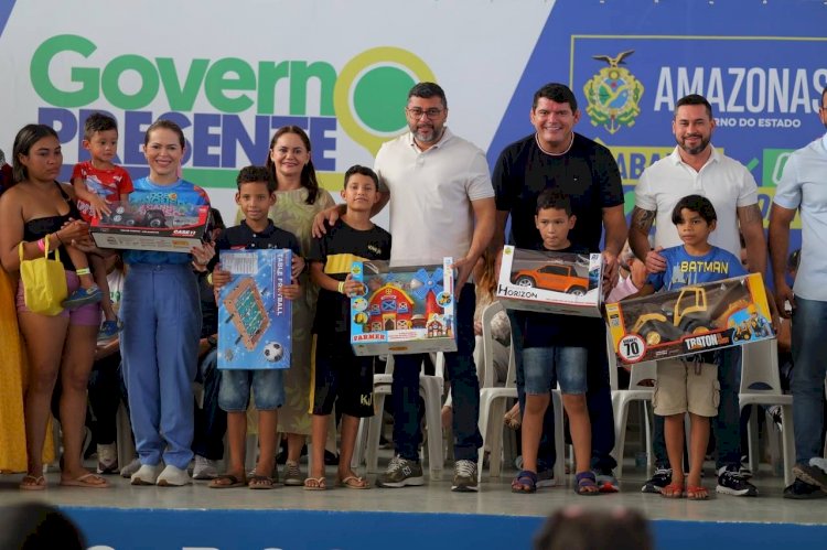 Wilson Lima leva Governo Presente edição especial do Dia das Crianças à zona norte, com entrega de brinquedos e serviços de saúde